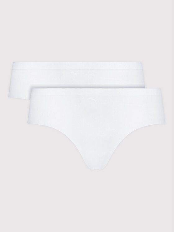 Puma Puma Set di 2 culotte classiche Everyday 935023 Bianco