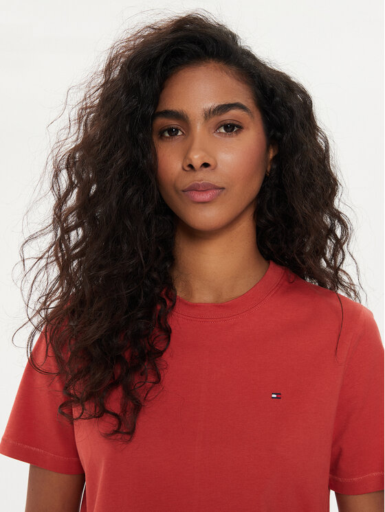 Tommy Hilfiger Tommy Hilfiger T-särk Modern WW0WW39848 Punane Regular Fit