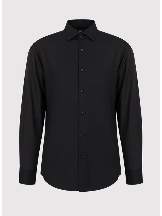 Pako Lorente Pako Lorente Koszula P000B-1X-051 Czarny Slim Fit