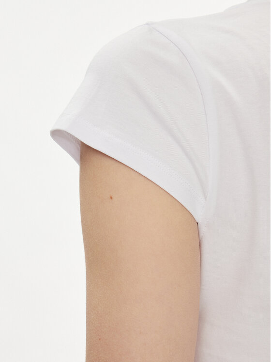 Liu Jo Liu Jo Vsakodnevna obleka VA4103 JS003 Bela Regular Fit