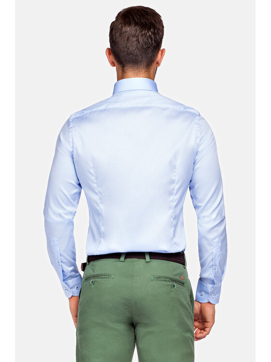 Lancerto Lancerto Koszula Maia 2 KO051117000258 Błękitny Regular Fit