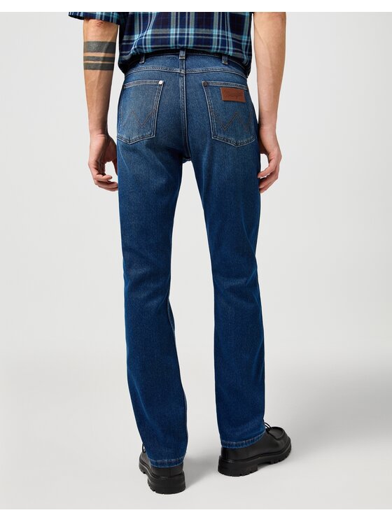 Wrangler Wrangler Jeansy Greensboro 112362444 Granatowy Regular Fit