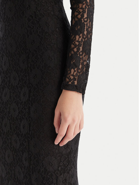 Bardot Bardot Официална рокля Harlyn 60076DB Черен Slim Fit