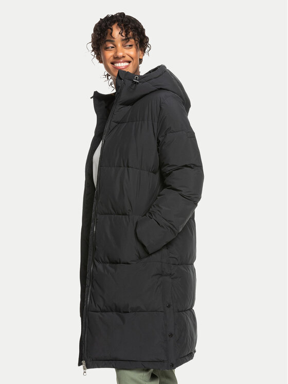 Roxy Roxy Зимно яке Test Of Time ERJJK03513 Черен Regular Fit