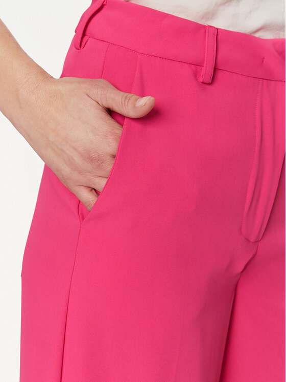 Silvian Heach Silvian Heach Bavlnené nohavice Pallis GPP24002PA Ružová Wide Leg