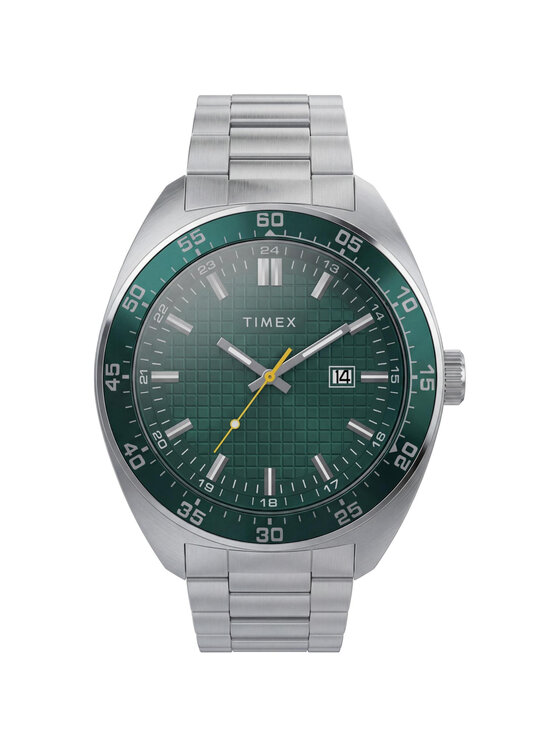 Timex Timex Zegarek TW2Y89000 Srebrny