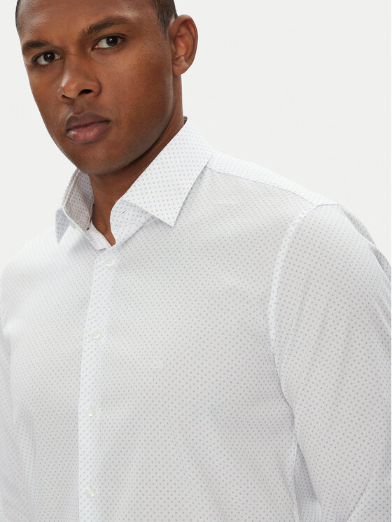 Calvin Klein Calvin Klein Koszula K10K114299 Biały Slim Fit