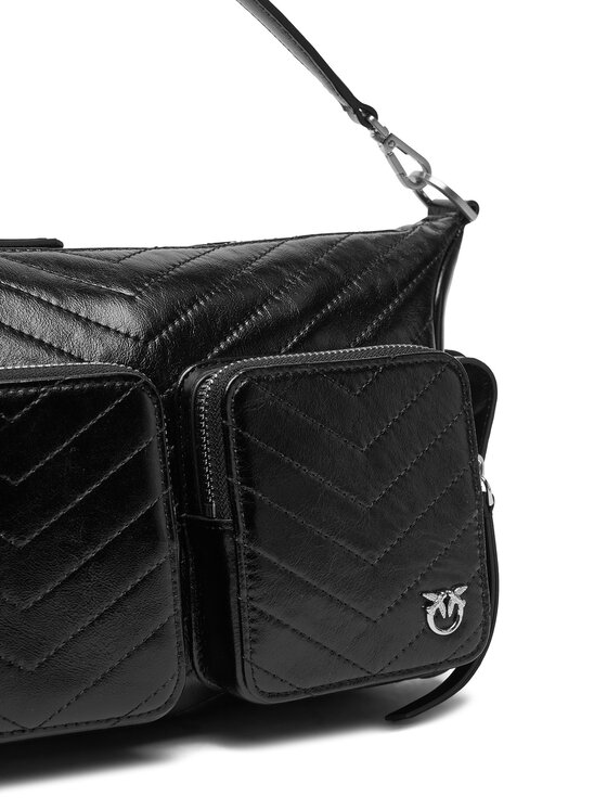 PINKO PINKO Kabelka Cargo Camera Bag Al 25-25 PLTT 105110 A2JC Černá