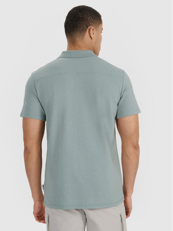 4F 4F Polo MIDSHOP TEXTILE Khaki Regular Fit