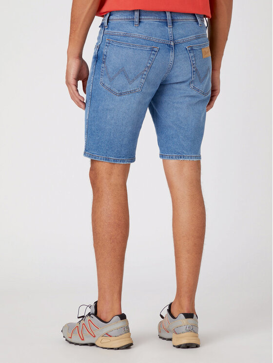 Wrangler Wrangler Jeans kratke hlače W11C84Z94 112330706 Modra Slim Fit
