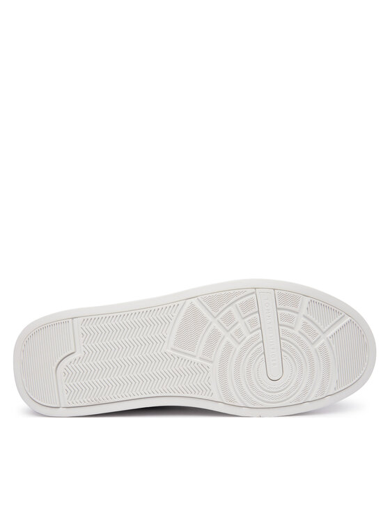 Tommy Hilfiger Tommy Hilfiger Sneakersy Th Court Core Lth Mix Collar FM0FM05970 Čierna