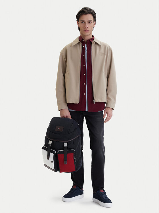 Tommy Hilfiger Tommy Hilfiger Ruksak Th Casual Flag Backpack AM0AM14143 Tmavomodrá