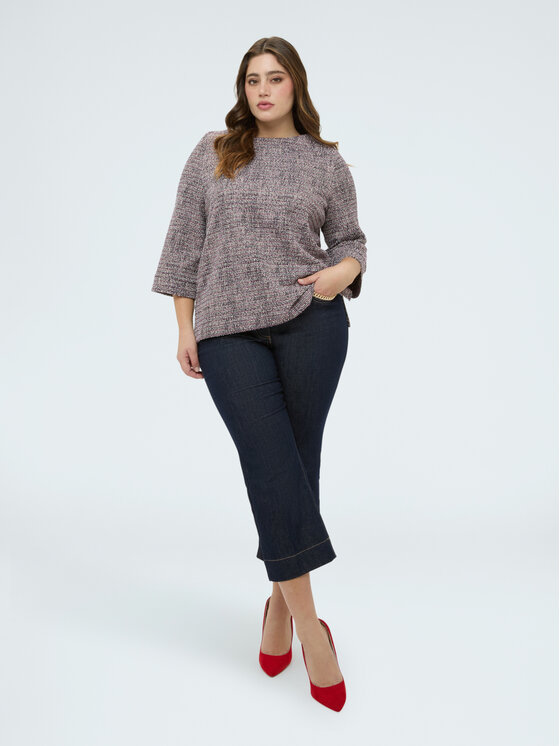 Fiorella Rubino Fiorella Rubino Bluza G864L009032N0S9 Różowy Regular Fit
