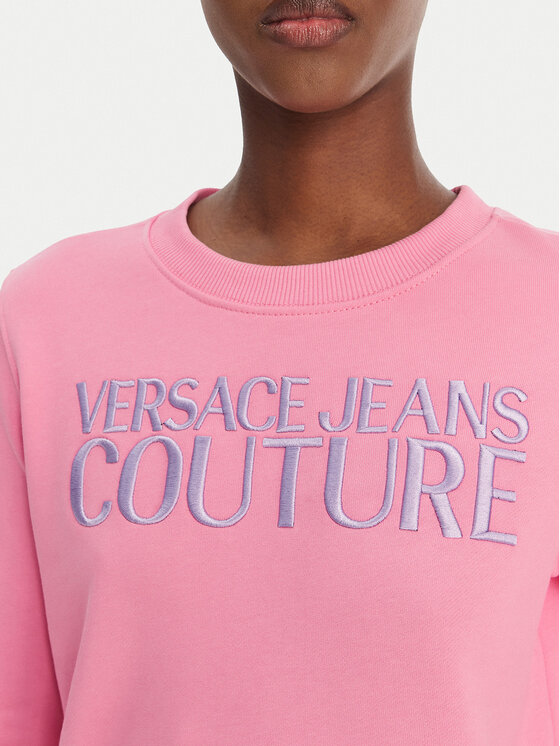 Versace Jeans Couture Versace Jeans Couture Bluza 80HAIT01 CF01T Różowy Regular Fit