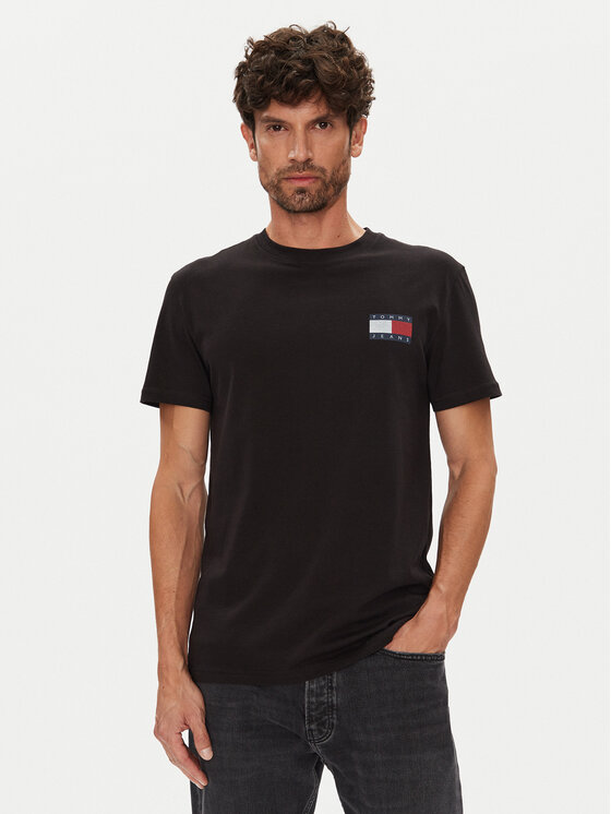 Tommy Jeans Tommy Jeans 2er-Set T-Shirts Ess Flag DM0DM22143 Bunt Slim Fit