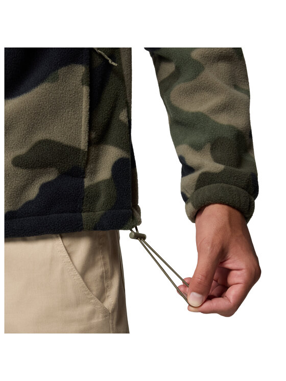 Columbia Columbia Felpa di pile Columbia Steens Mountain Printed Jacket Verde Regular Fit