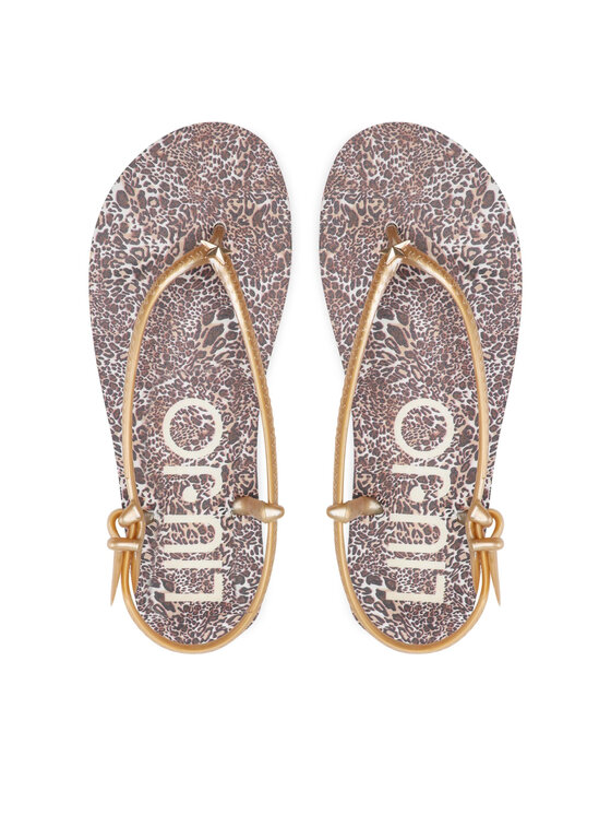 Liu Jo Liu Jo Sandalen Sandalo Stampto VA2153 E0396 Goldfarben