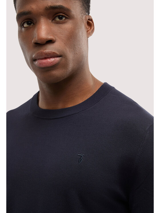 Trussardi Trussardi Sweter M0168000077N034 Niebieski Regular Fit