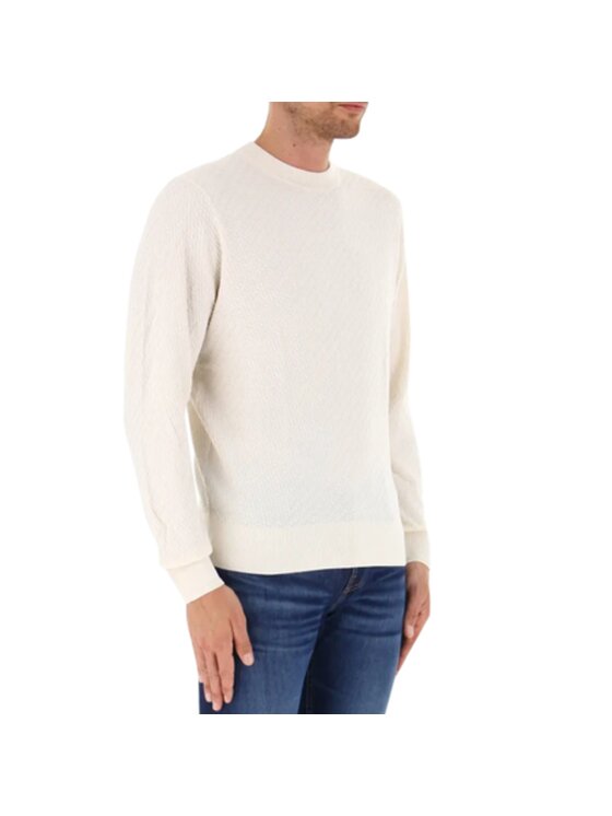 Tommy Hilfiger Tommy Hilfiger Svetr BASKETWEAVE MW0MW31572 Béžová Regular Fit