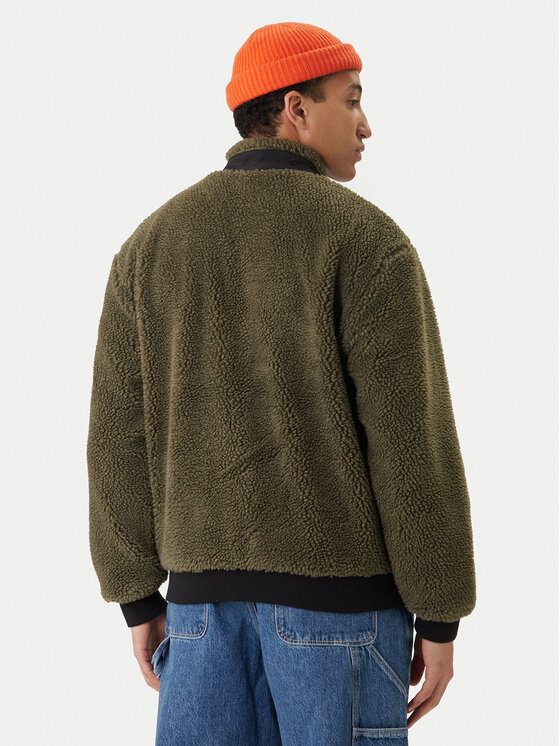 Element Element Fleecová mikina Oak Sherpa ELYJK00224 Khaki Regular Fit