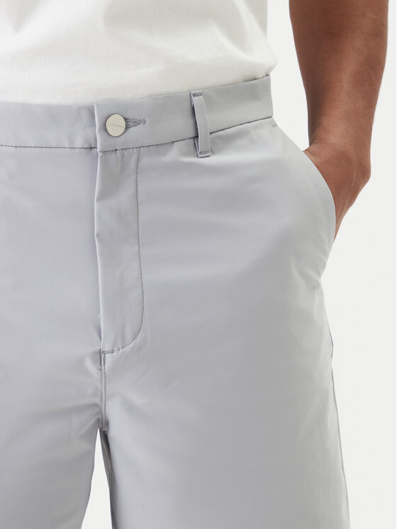 Calvin Klein Calvin Klein Auduma šorti LV04LB613G Pelēks Straight Fit