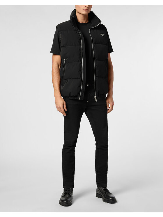PHILIPP PLEIN PHILIPP PLEIN Gilet 23015 Nero Regular Fit