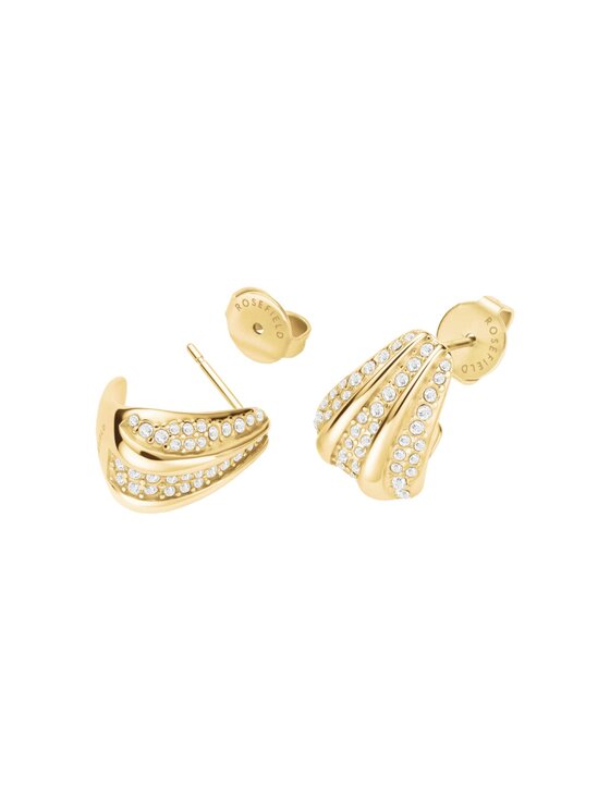 Rosefield Rosefield Kolczyki Pavé Collection Złoty