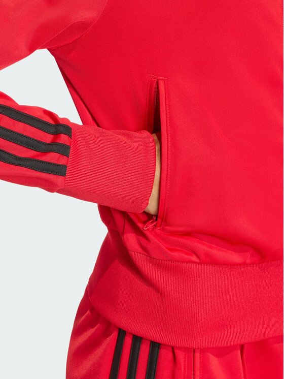 adidas adidas Bluza FIREBIRD CLASSIC Czerwony Regular Fit