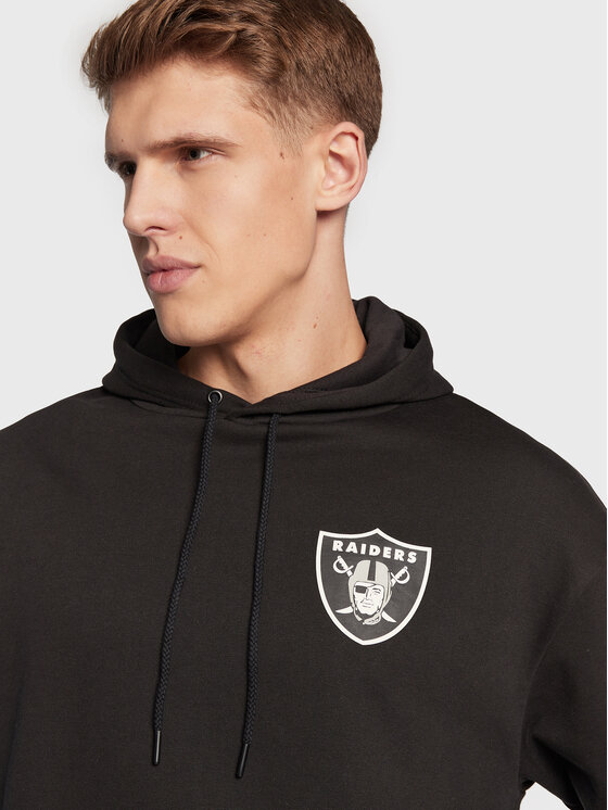 NEW ERA LAS VEGAS RAIDERS NFL TEAM LOGO BLACK HOODIE 60284626