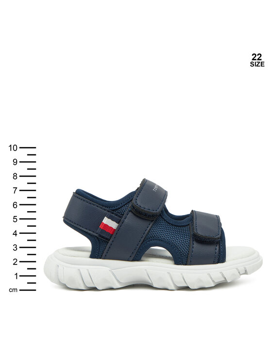 Tommy Hilfiger Tommy Hilfiger Sandály Velcro Sandal T1B2-33898-1591 M Tmavomodrá