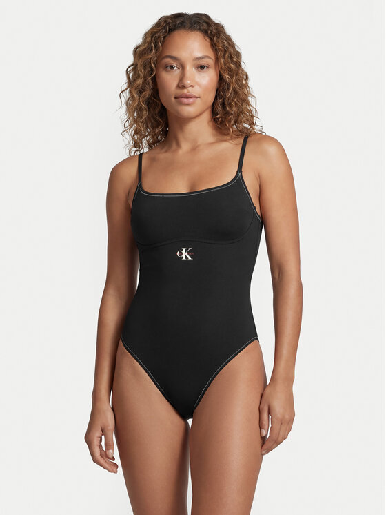 Calvin Klein Swimwear Calvin Klein Swimwear Jednodílné plavky LV00Q61217 Černá