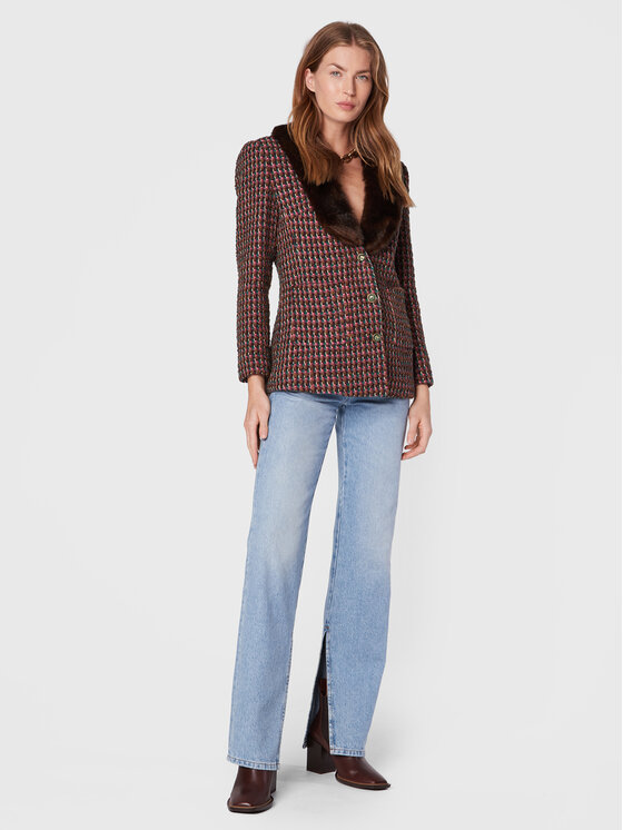 PINKO Pinko Suknjič Eathel 1G18FM 5546 Pisana Regular Fit