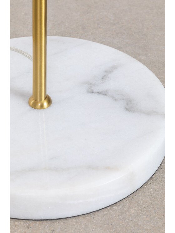 MIAhome MIAhome Lampa podłogowa złota podwójna HALM 157 cm Złoty