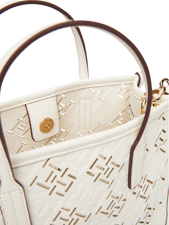 Tommy Hilfiger Tommy Hilfiger Дамска чанта Th City Mini AW0AW17500 Екрю