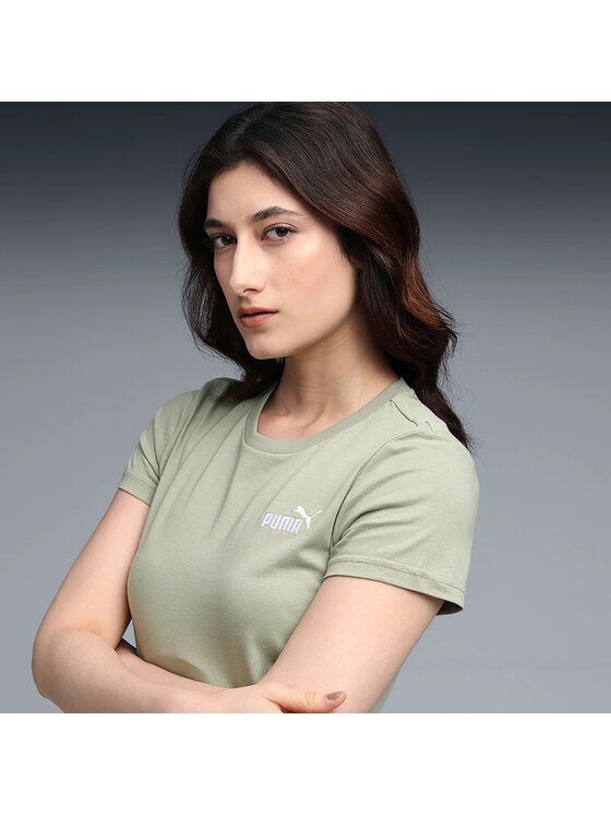 Puma Puma T-Shirt 682373 Zielony Regular Fit
