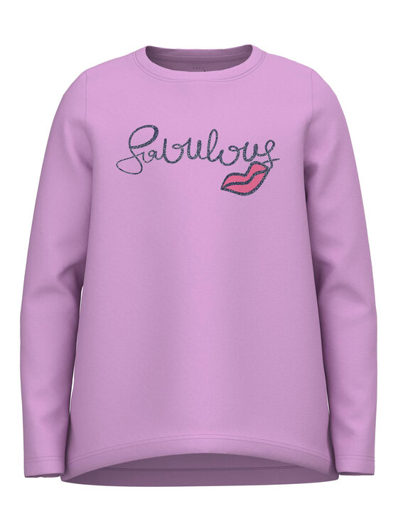 NAME IT NAME IT Bluza 13218897 Vijolična Relaxed Fit