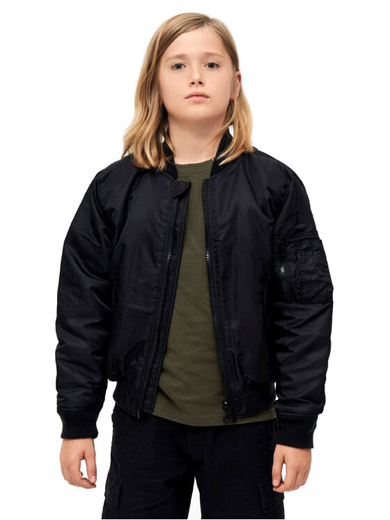 Brandit Brandit Kurtka bomber 6015.2.122-128 Czarny Regular Fit