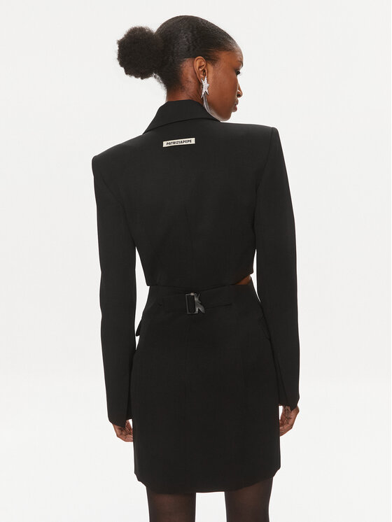 Patrizia Pepe Patrizia Pepe Kokteilikleit 8A1262/A375-K103 Must Regular Fit