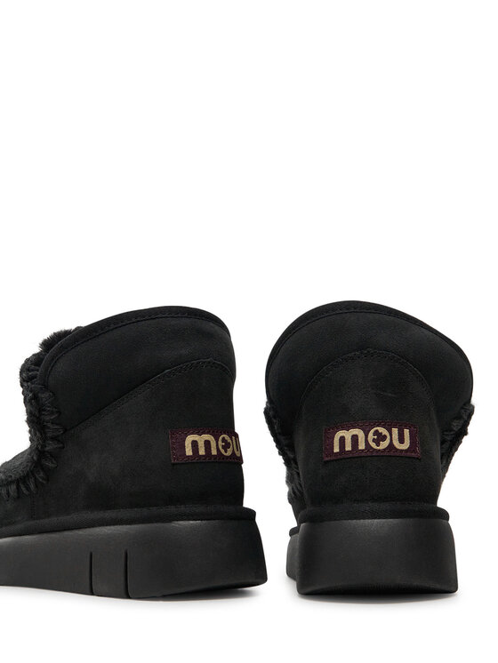 Mou Mou Śniegowce Eskimo Bounce Sneaker FW531009A Czarny
