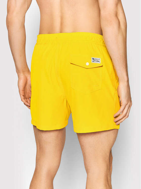 Short de bain ralph lauren jaune hot sale