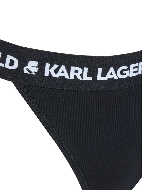 KARL LAGERFELD KARL LAGERFELD Braziliškos kelnaitės A1W47011 Juoda