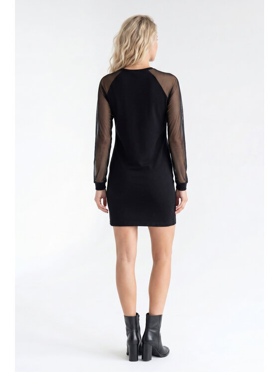 FIGL FIGL Sukienka codzienna M1354 Czarny Straight Fit