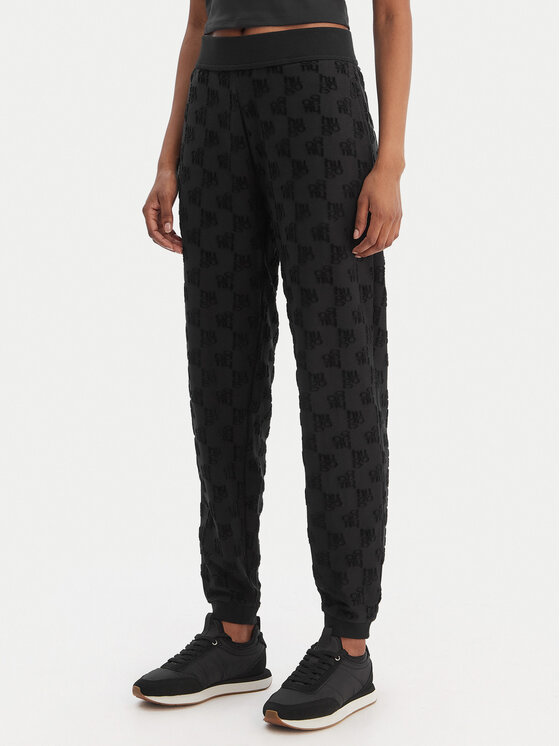 HUGO HUGO Melegítő alsó Monogram 50556809 Fekete Regular Fit