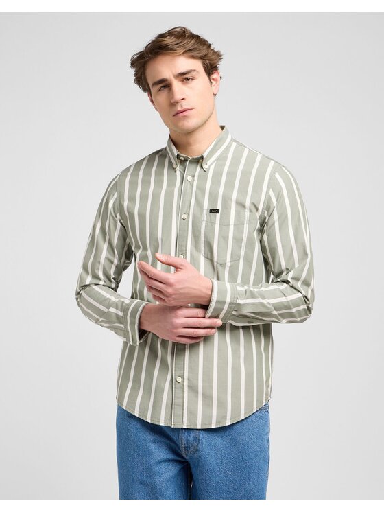 Lee Lee Koszula BUTTON DOWN Kolorowy Regular Fit