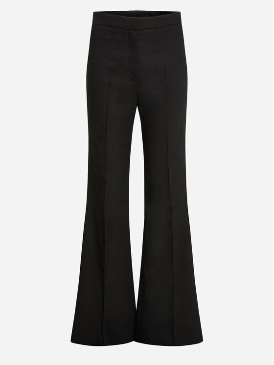 Morgan Morgan Pantaloni di tessuto 232-PFLO.F Nero Flare Fit
