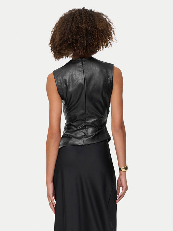 ONLY ONLY Блуза Mone 15360230 Черен Slim Fit