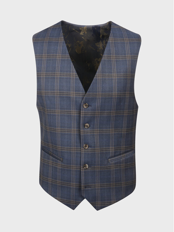 Evenemen Evenemen Kamizelka OTIS Granatowy Slim Fit