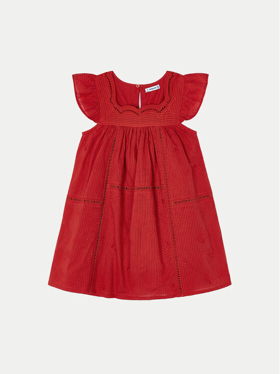 Mayoral Vestito estivo 3930 Rosso Regular Fit, taglia : 7Y