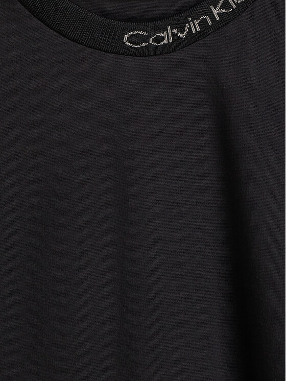 Calvin Klein Jeans Calvin Klein Jeans Kasdieninė suknelė Mix Media Intrasia IG0IG02576 M Juoda Regular Fit