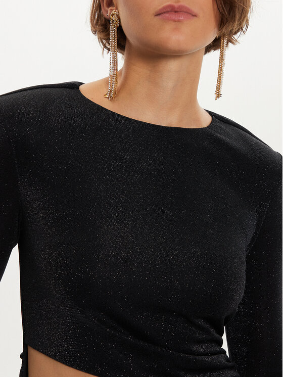 Simona Corsellini Simona Corsellini Rochie cocktail A24CEAB052 Negru Slim Fit